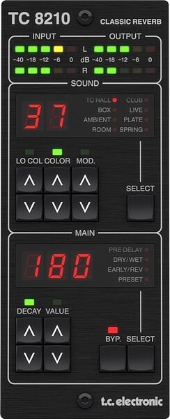 TC Electronic TC8210-DT Classic Mixing Reverb Desktop Controller and Plug-in Software, Main