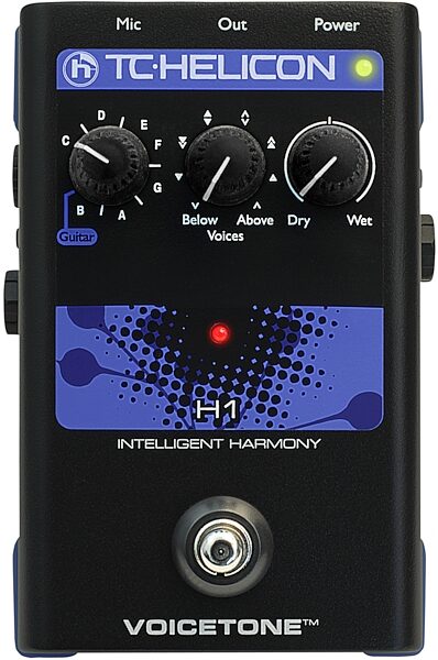 TC-Helicon VoiceTone H1 Intelligent Vocal Harmony Pedal, Main