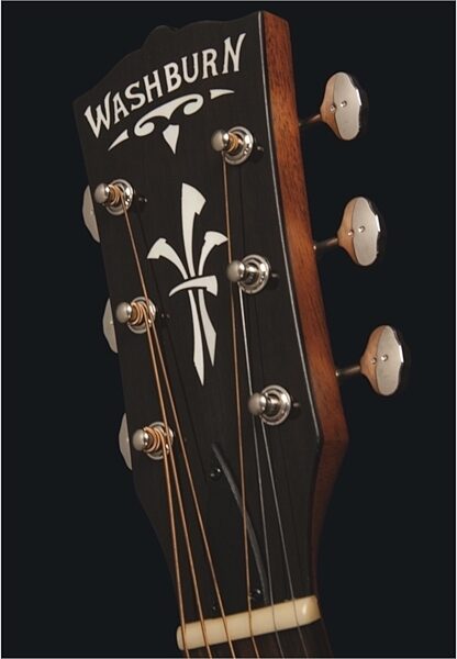 Washburn Timeless Parlor Acoustic Guitar (with Case), Hs