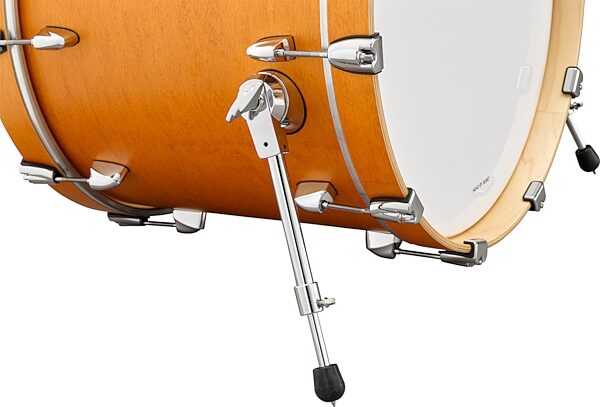 Yamaha TMP2F4 Tour Custom Maple Drum Shell Kit, 4-Piece, Caramel Satin, Action Position Back
