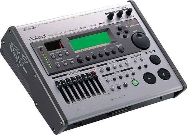 Roland TD20 Percussion Sound Module, Angle