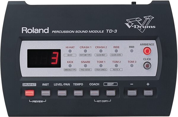 Roland TD3S V-Compact Electronic Drum Kit, TD-3 Main