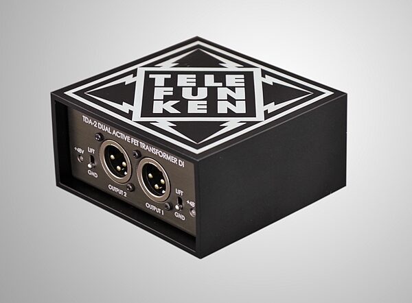 Telefunken TDA-2 Dual Active FET Transformer DI Direct Box, Main