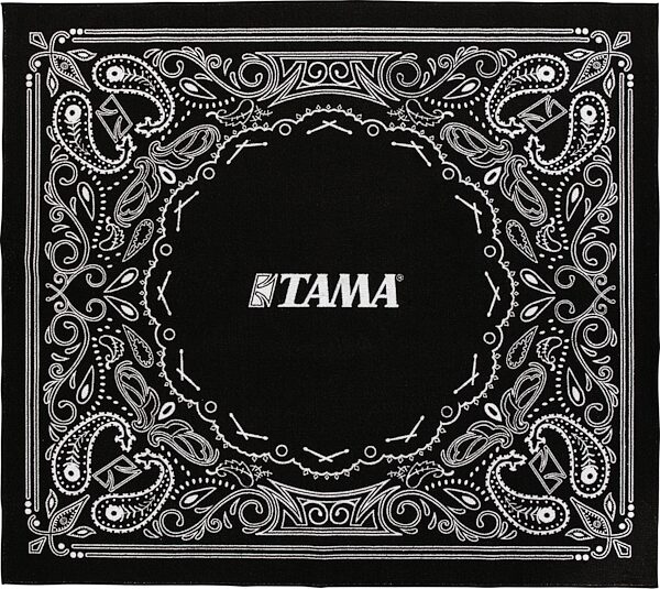Tama TDRPA Paisley Pattern Drum Rug (72 X 80"), New, Action Position Back