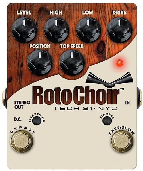 Tech 21 Roto Choir SansAmp Rotary Speaker Emulator Pedal, Main