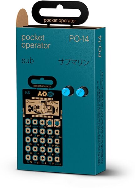 Teenage Engineering PO-14 Sub Pocket Operator Bass Synthesizer, New, Action Position Back