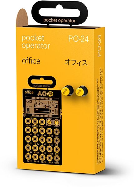 Teenage Engineering PO-24 Office Pocket Operator Drum Machine, New, Action Position Back