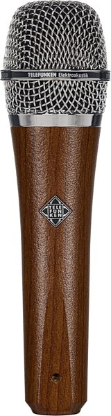 Telefunken M80 Dynamic Supercardioid Microphone, Cherry Wood, Front