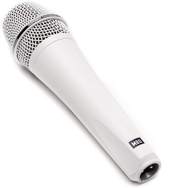 Telefunken M80 Dynamic Supercardioid Microphone, White, Rear