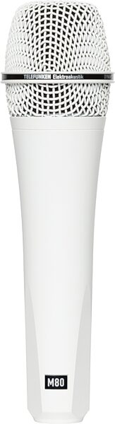 Telefunken M80 Dynamic Supercardioid Microphone, White, Rear