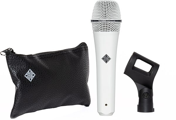 Telefunken M80 Dynamic Supercardioid Microphone, White, Bundle