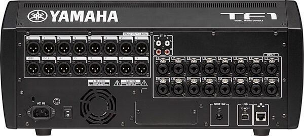 Yamaha TF1 Digital Mixer, New, Rear