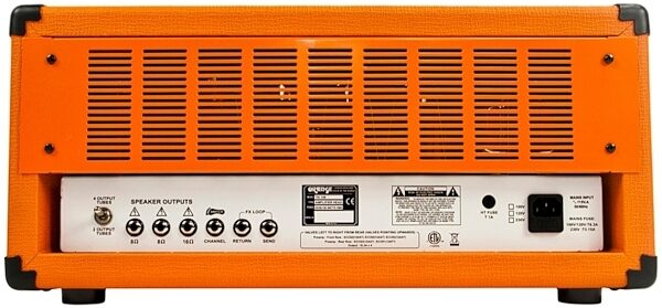 Orange TH100 Guitar Amplifier Head (100 Watts), Back