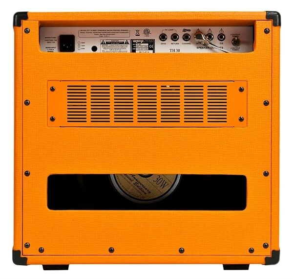 Orange TH30C Guitar Combo Amplifier (30 Watts, 1x12"), Back