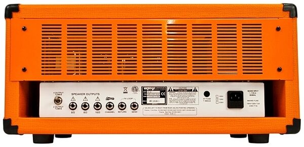 Orange TH30H Guitar Amplifier Head (30 Watts), New, Back