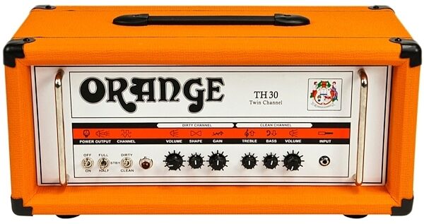 Orange TH30H Guitar Amplifier Head (30 Watts), New, Top Angle