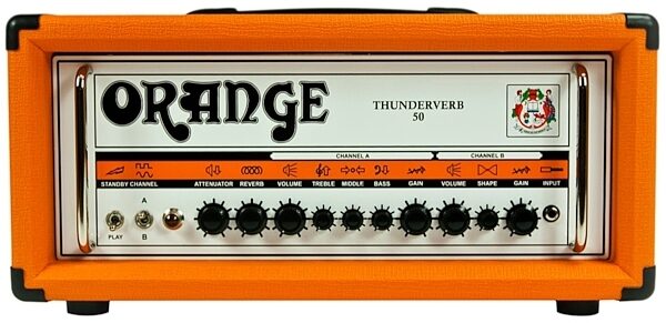 Orange TH50H Thunderverb Guitar Amplifier Head (50 Watts), Front
