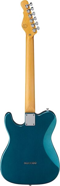 G&L Tribute ASAT Classic Electric Guitar, Emerald Blue, Action Position Back