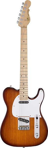 G&L Tribute ASAT Classic Electric Guitar, Tobacco Sunburst, Action Position Back