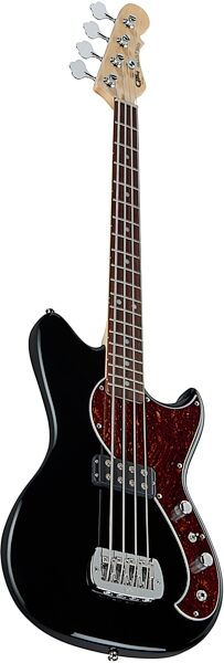 G&L Tribute Fallout Bass Guitar, Brazilian Cherry Fingerboard, Angled Front