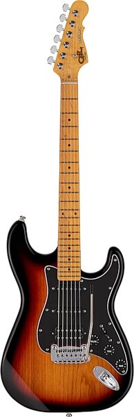 G&L Tribute Legacy HSS Electric Guitar, 3-Tone Sunburst, Main