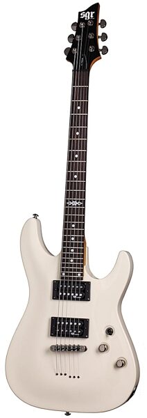 SGR by Schecter C1 Electric Guitar with Gig Bag, Gloss White