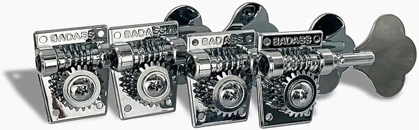 Leo Quan Badass OGT Bass Keys Tuners (Small Post), Chrome, Action Position Front