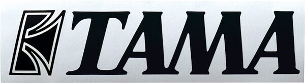 Tama Bass Drum Logo Sticker, Black, 35x150mm, TLS70BK, Main