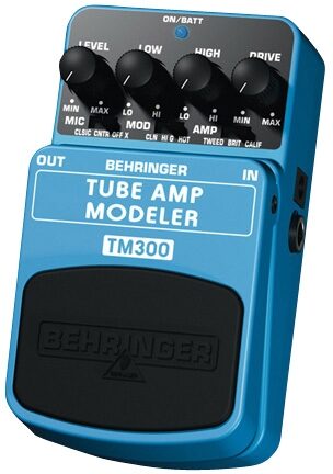 Behringer TM300 Ultimate Tube Amp Modeler Pedal, Right