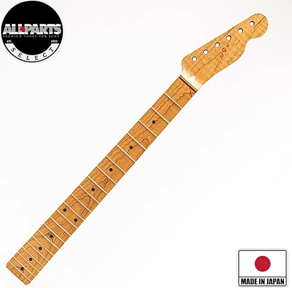Allparts Select TMO-CRF Roasted Maple Telecaster Neck, New, Main