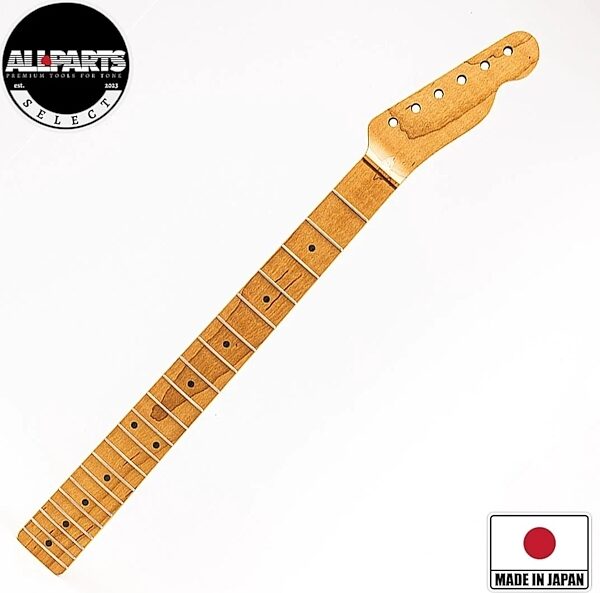 Allparts Select TMO-VCRF Roasted Maple Telecaster Neck, New, Main