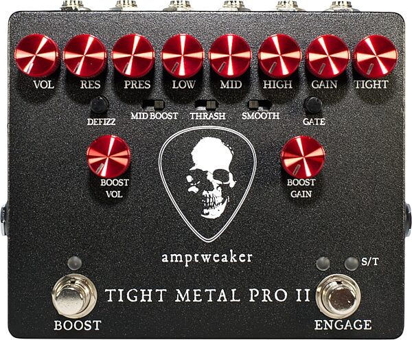 Amptweaker Tight Metal Pro II High Gain Distortion Pedal, New, Action Position Back