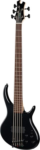 Tobias Growler V Electric Bass, 5-String (with Gig Bag), Black Pearl, Action Position Back