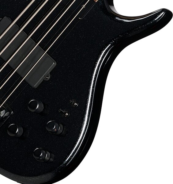 Tobias Growler V Electric Bass, 5-String (with Gig Bag), Black Pearl, Action Position Back