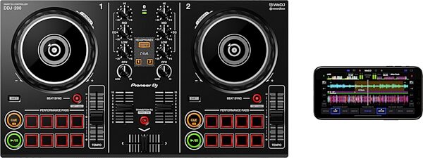 Pioneer DJ DDJ-200 DJ Controller, New, Action Position Control Panel