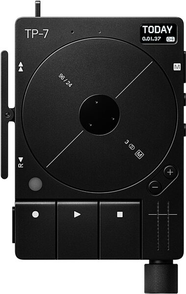 Teenage Engineering TP-7 Digital Tape Recorder, Black, Action Position Back