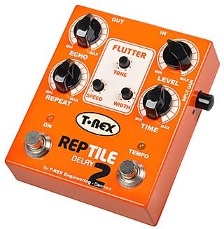 T-Rex Reptile 2 Tape-Style Delay Pedal, ve
