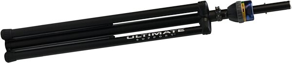 Ultimate Support TS-99B TeleLock Series Tall Speaker Stand, Black, Collapsed
