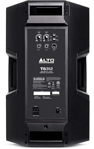 Alto Professional Truesonic TS312 Powered Loudspeaker (2000 Watts, 1x12"), Rear