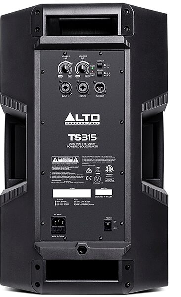 Alto Professional Truesonic TS315 Powered Loudspeaker (2000 Watts, 1x15"), Rear