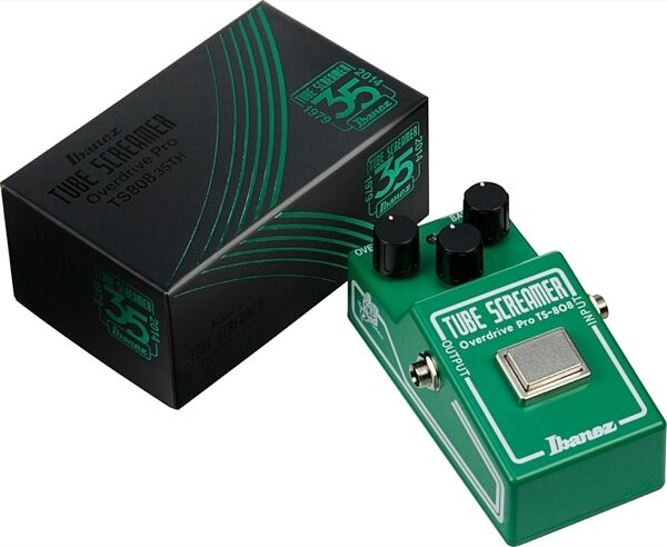Ibanez TS808 Limited 35th Anniversary Tube Screamer Overdrive Pedal, Package