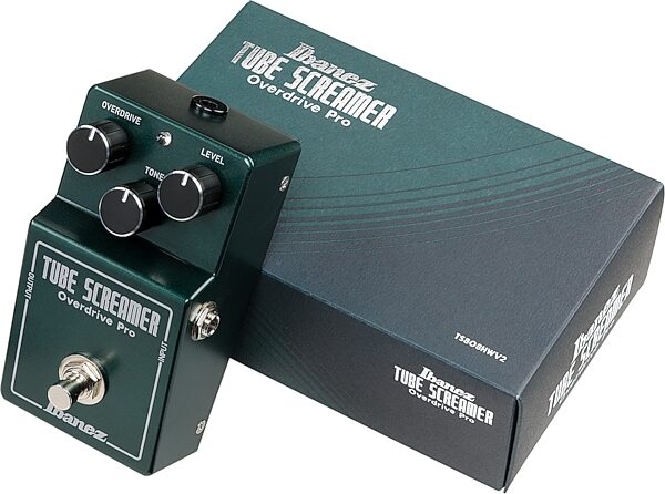 Ibanez TS-808 Hand Wired Tube Screamer V2 Overdrive Pedal, New, Action Position Back