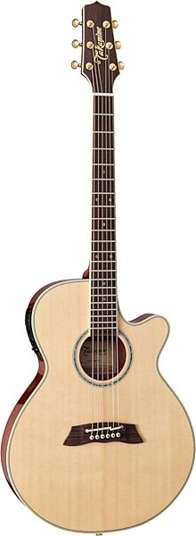 Takamine TSP138C Thinline Acoustic-Electric Guitar (with Gig Bag), Action Position Back