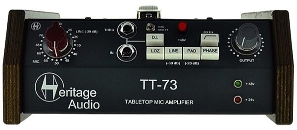 Heritage Audio TT-73 Tabletop Microphone Preamp, Main