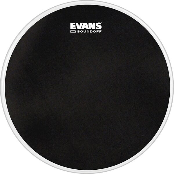 Evans SoundOff Tom Batter Mesh Drumhead, Black, 14 inch, Action Position Back