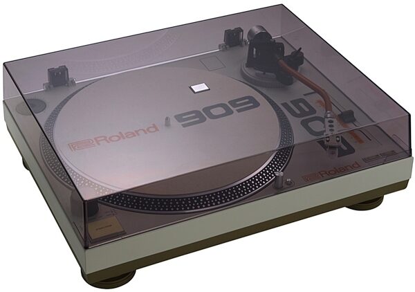 Roland TT-99 Belt-Drive Record Turntable, Covered Left
