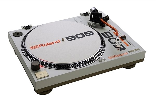 Roland TT-99 Belt-Drive Record Turntable, Uncovered Left