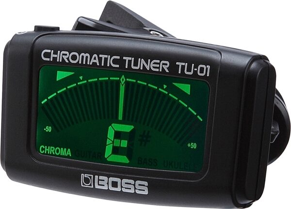 Boss TU-01 Clip-On Chromatic Guitar Tuner, Main