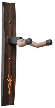 Taylor Bouquet Guitar Hanger, Ebony, Wood Inlay, Blemished, Main