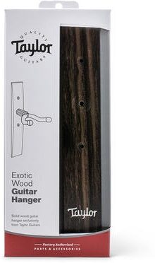 Taylor Guitar Wall Hanger, Ebony, Acrylic Inlay, Action Position Back